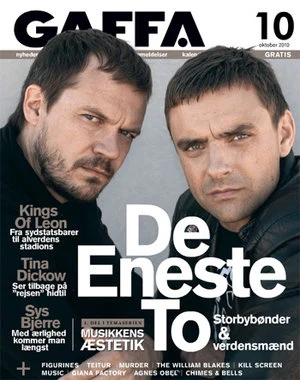 GAFFA-forside, oktober 2010: De Eneste To